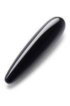 Le Wand Dildo, schwarzer länglicher Dildo mit glatter Oberfläche