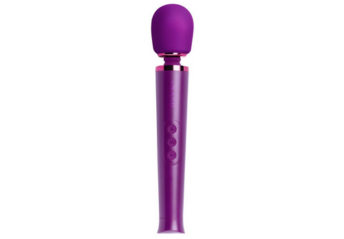 leWand petite Vibrationsmassagegerät, violetter Handgriff mit Tasten am Griff