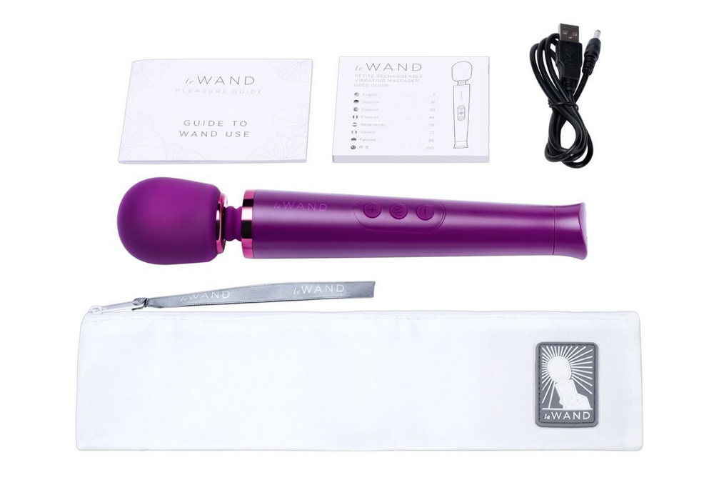 leWand petite Vibrationsmassagegerät-Set: Gerät, Kabel, Beutel und Anleitung