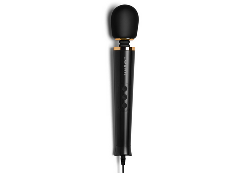 Plug-in Vibrationsmassagegerät, schwarz, mit rundem Massagekopf