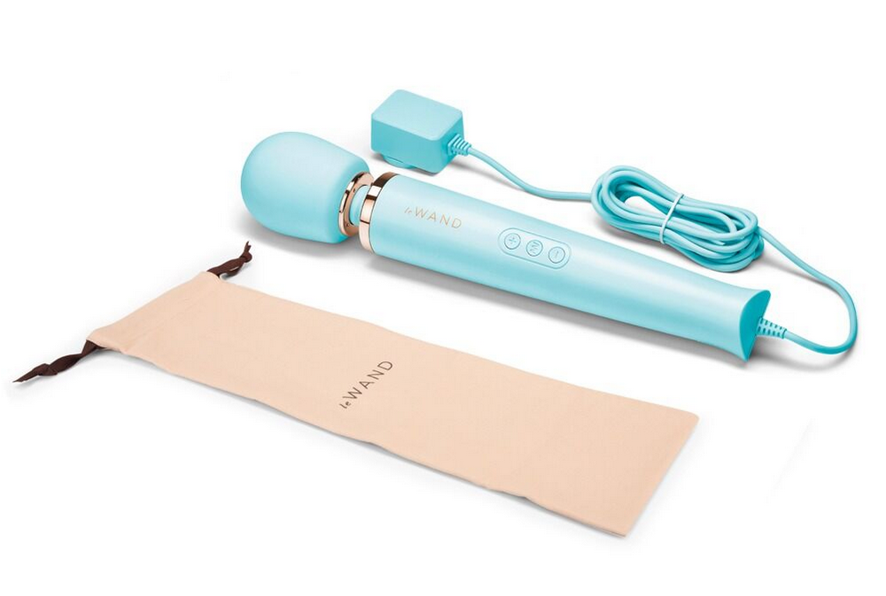 leWand Powerful Plug-In Massager Blue