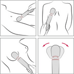 LeWand Rechargeable Vibrating Massager Grau