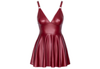 Lack Kleid rot
