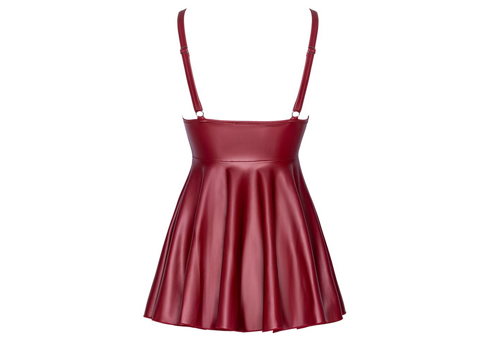Lack Kleid rot