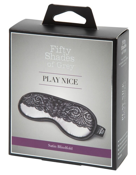 ,,Play Nice'' Satin Augenbinde