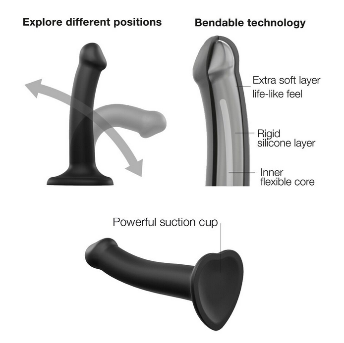 Silicone Bendable Dildo M