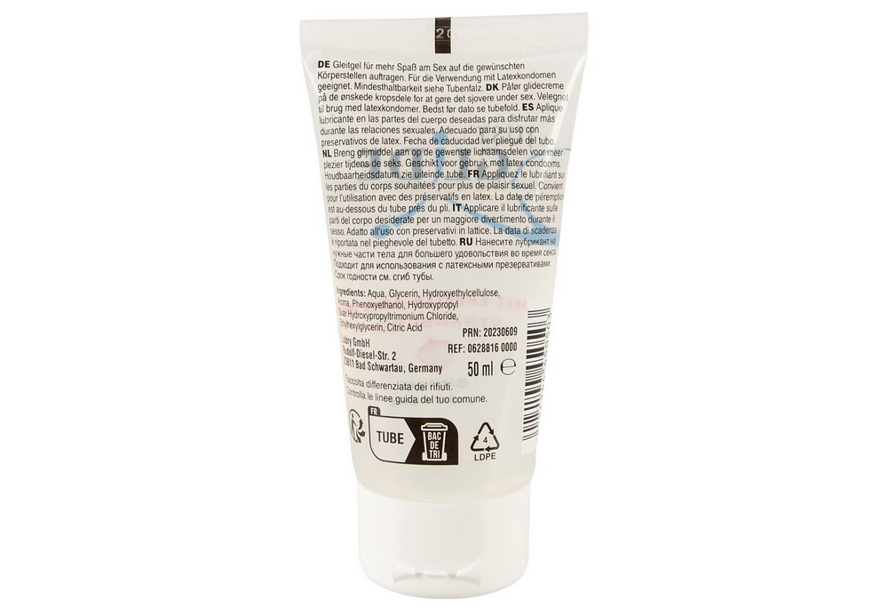 Wasserbasiertes Gleitgel mit Erdbeeraroma