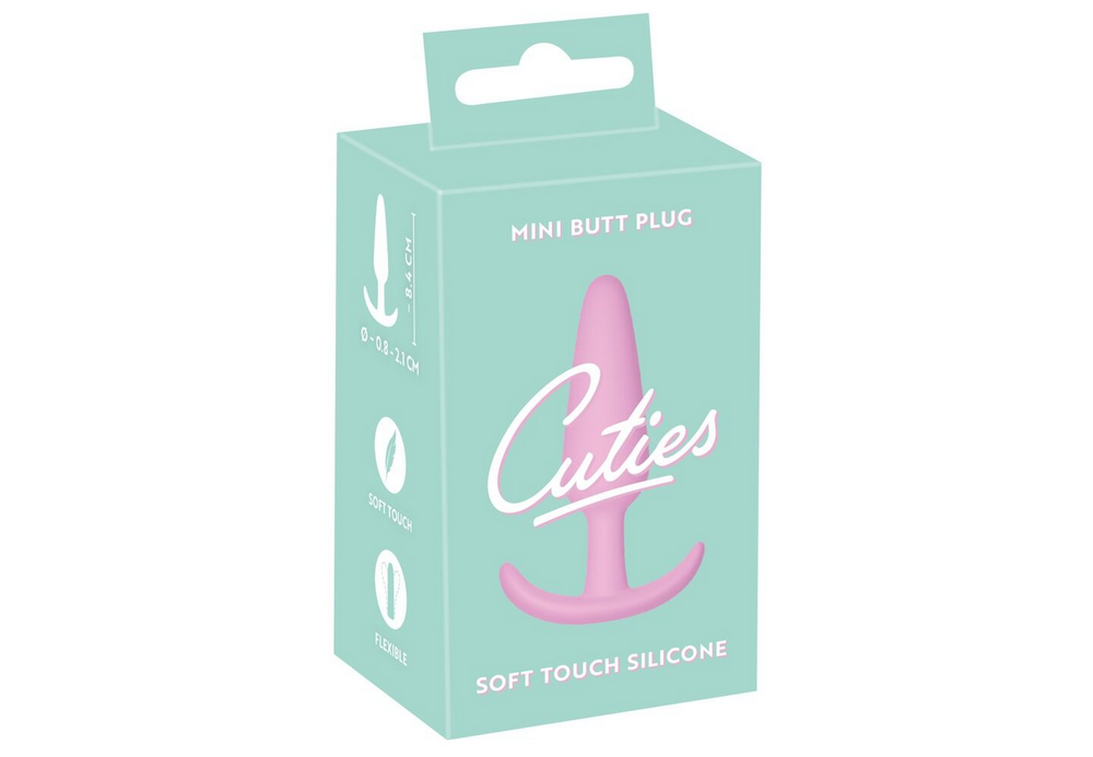 Cuties - Mini Butt Plug - rosa 7,7cm