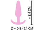 Cuties - Mini Butt Plug - rosa 7,7cm
