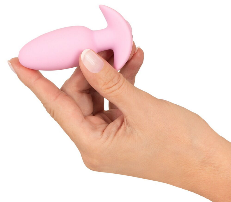 Vibrating Mini Butt Plug- Rosa
