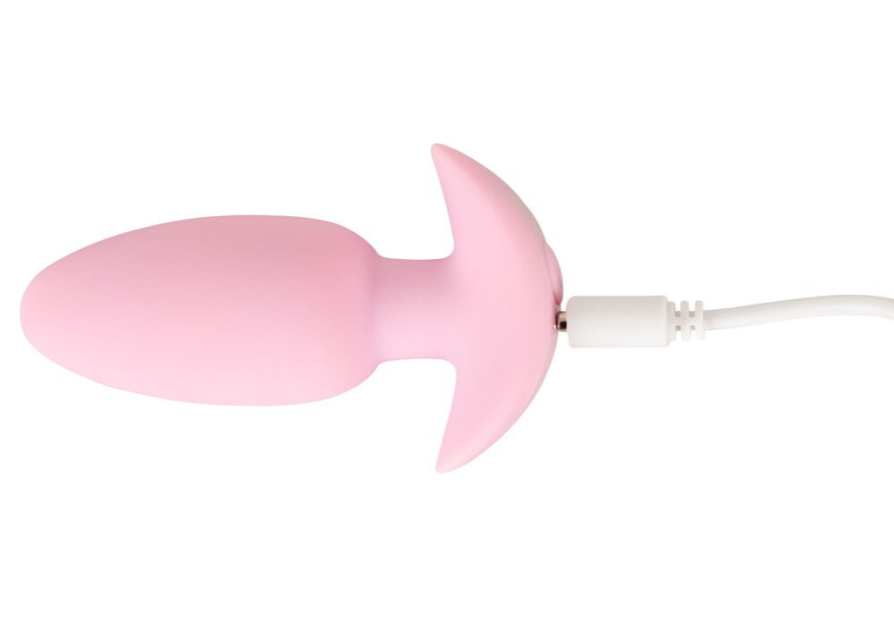 Vibrating Mini Butt Plug- Rosa