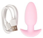 Vibrating Mini Butt Plug- Rosa