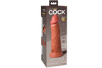 King Cock Vibrator+ Dual-Density, realistische Silikon-Vibrationshilfe, 20 cm