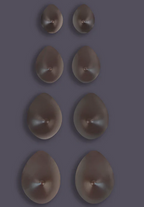 Brustprothese 300g chocolate