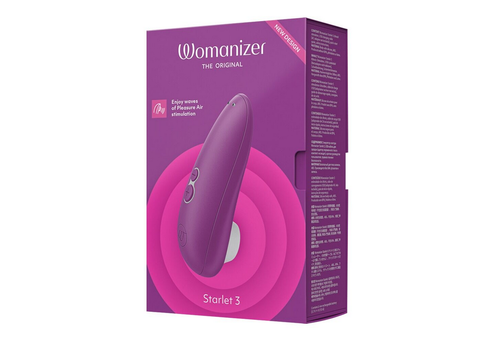 Womanizer Starlet 3 Vibrationsgerät in violetter Verpackung