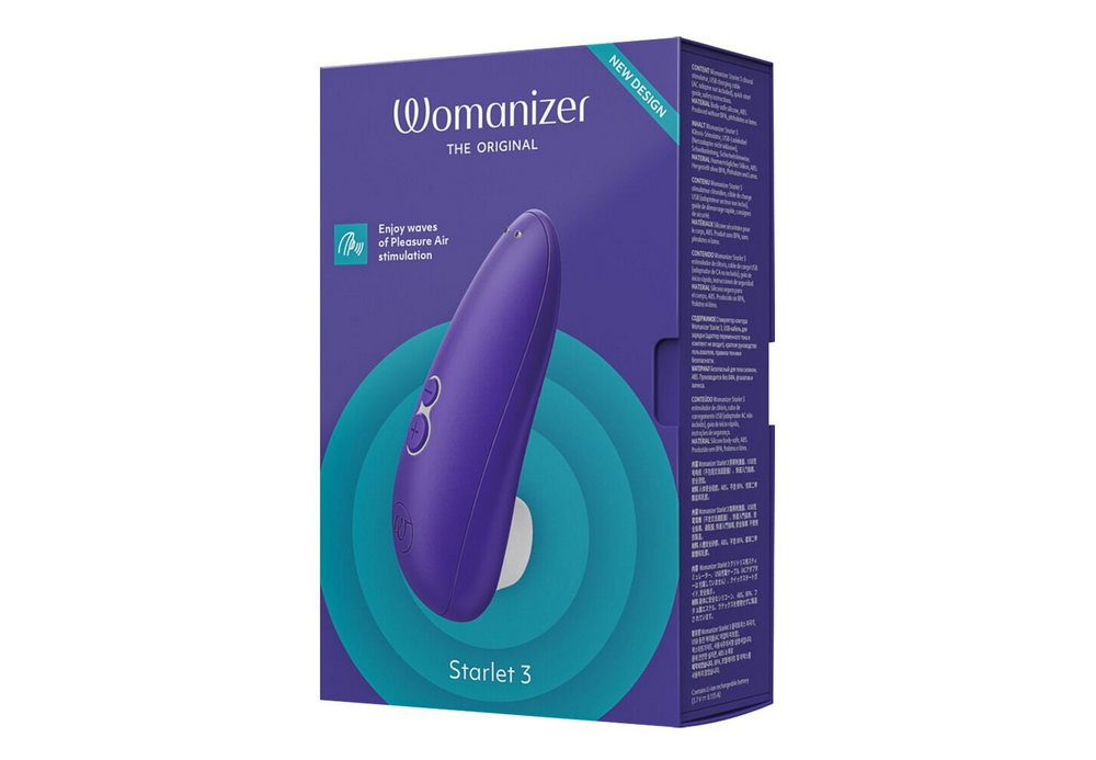 Womanizer Starlet 3 Vibrationsgerät in lila Verpackung