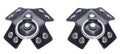 Nippelsticker aus Kunstleder BDSM-Look