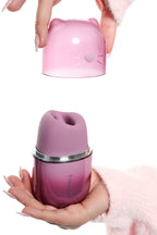 SVAKOM Klitty Auflegevibrator, rosafarbene Kuppel mit Katzenkopf-Detail