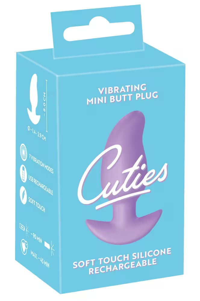 Cuties Vibrating Mini Buttplug Packung, weiches Touch-Silikon, wiederaufladbar