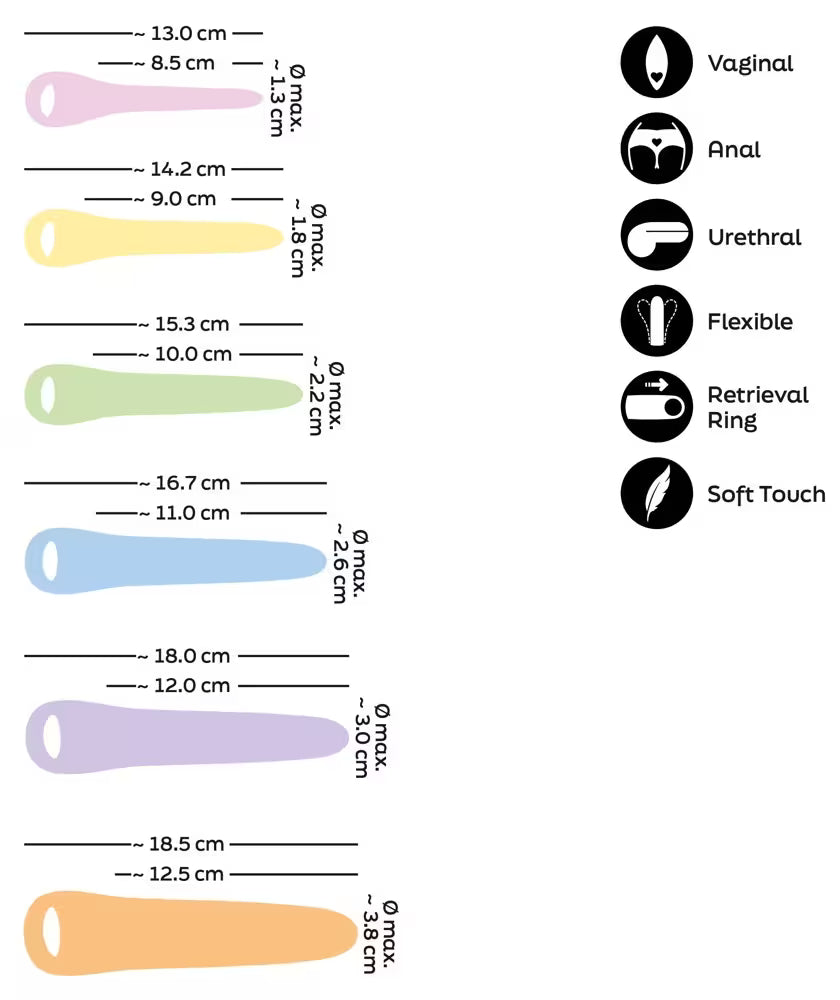 Six in a Row 2.0 - Dildo Set zum Dehnen