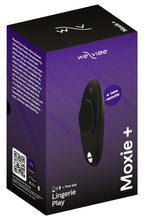 Diskreter Panty-Vibrator in schwarzer Verpackung mit App-Steuerung, weVibe-Design