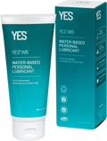 Wasserbasiertes Gleitgel in Tube und Karton, YES WB, weiß-blaue Verpackung